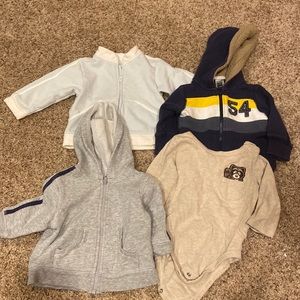 6-9 month sweatshirts and bodysuit